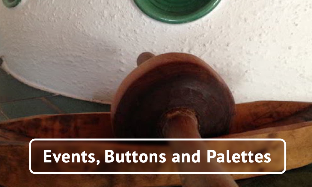 Events, Buttons and Palettes
