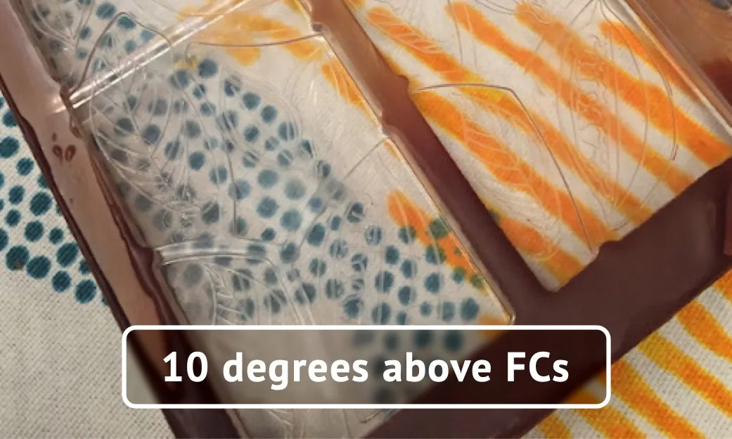 10 degrees above FCs