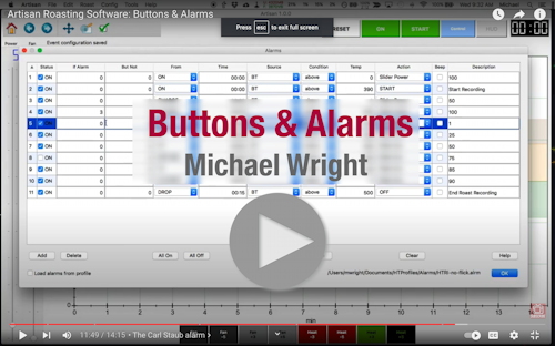 Michael Wright - Buttons & Alarms
